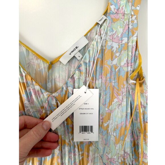 NWT Vince Lotus pleated slip dress - Picture 4 of 4